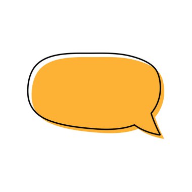 Konuşma baloncukları. Tırnak simgesi vektörü. Mesaj kabarcıkları sohbet. Boş retro boş komik kabarcık. Etiketler. İletişim balonları. Vektör çizimi.