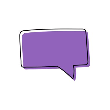 Konuşma baloncukları. Tırnak simgesi vektörü. Mesaj kabarcıkları sohbet. Boş retro boş komik kabarcık. Etiketler. İletişim balonları. Vektör çizimi.