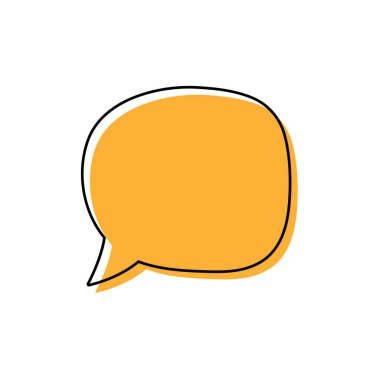 Konuşma baloncukları. Tırnak simgesi vektörü. Mesaj kabarcıkları sohbet. Boş retro boş komik kabarcık. Etiketler. İletişim balonları. Vektör çizimi.