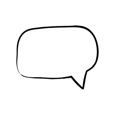 Konuşma baloncukları. Tırnak simgesi vektörü. Mesaj kabarcıkları sohbet. Boş retro boş komik kabarcık. Etiketler. İletişim balonları. Vektör çizimi.