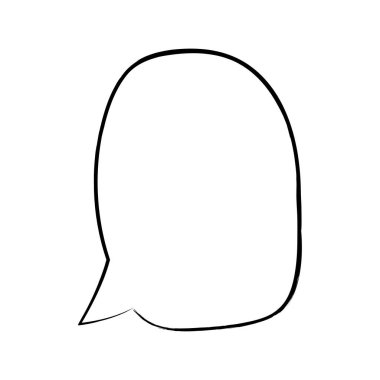 Konuşma baloncukları. Tırnak simgesi vektörü. Mesaj kabarcıkları sohbet. Boş retro boş komik kabarcık. Etiketler. İletişim balonları. Vektör çizimi.