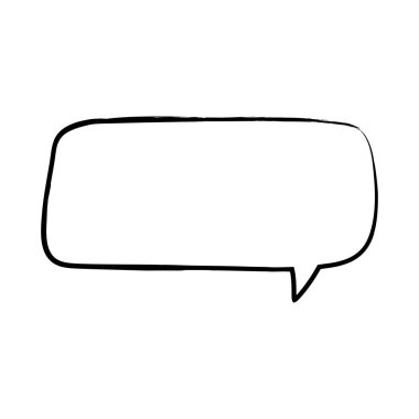 Konuşma baloncukları. Tırnak simgesi vektörü. Mesaj kabarcıkları sohbet. Boş retro boş komik kabarcık. Etiketler. İletişim balonları. Vektör çizimi.