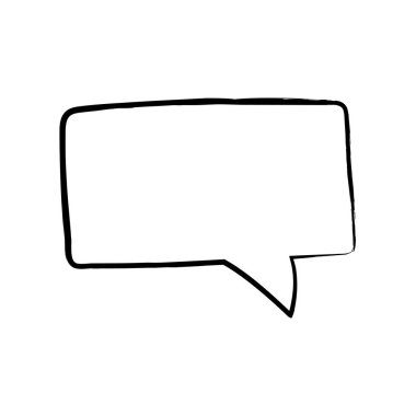 Konuşma baloncukları. Tırnak simgesi vektörü. Mesaj kabarcıkları sohbet. Boş retro boş komik kabarcık. Etiketler. İletişim balonları. Vektör çizimi.