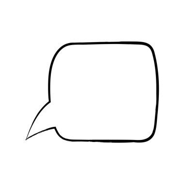 Konuşma baloncukları. Tırnak simgesi vektörü. Mesaj kabarcıkları sohbet. Boş retro boş komik kabarcık. Etiketler. İletişim balonları. Vektör çizimi.