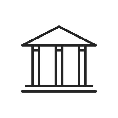 İş ve Finans web simgeleri satır tarzında. Para, dolar, infografik, bankacılık. Vektör çizimi.