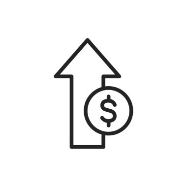 Satır stilinde Veri Analizi web simgeleri. Grafikler, Analiz, Büyük Veri, büyüme, grafik, araştırma. Vektör çizimi.