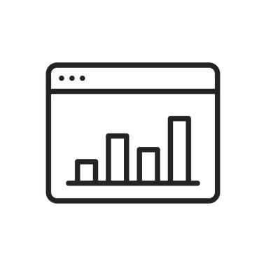 Çizgi stilinde Seo ve Geliştirme web simgeleri. İletişim, Hedef, Web Sitesi. Vektör çizimi.