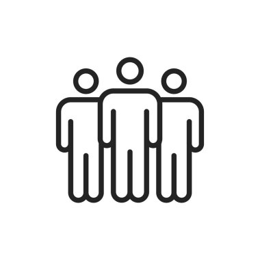 Çizgi stilinde Seo ve Geliştirme web simgeleri. İletişim, Hedef, Web Sitesi. Vektör çizimi.