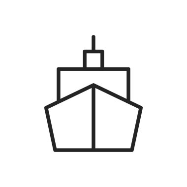 Sıra stilinde teslimat ve lojistik simgeleri. Kurye, nakliye, ekspres teslimat, takip siparişi, destek, iş. Vektör çizimi.