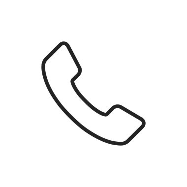 Satır stilinde Bize Ulaşın simgeleri. Web ve mobil simgesi. Sohbet, destek, mesaj, telefon. Vektör çizimi.
