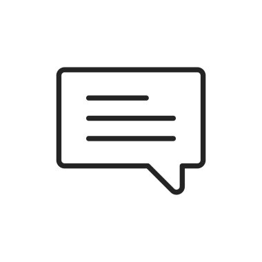 Satır stilinde Bize Ulaşın simgeleri. Web ve mobil simgesi. Sohbet, destek, mesaj, telefon. Vektör çizimi.