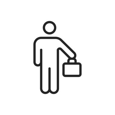 Satır stilinde takım çalışması simgeleri. Takım Çalışması, insanlar, destek, iş. Vektör çizimi.