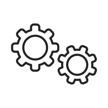 Satır stilinde takım çalışması simgeleri. Takım Çalışması, insanlar, destek, iş. Vektör çizimi.