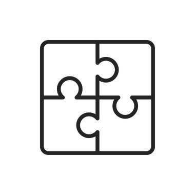 Satır stilinde takım çalışması simgeleri. Takım Çalışması, insanlar, destek, iş. Vektör çizimi.