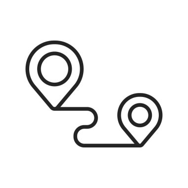 Web simgelerini satır stilinde taşıyın. Tren, Uçak, araba, otobüs, helikopter, bisiklet Vektör illüstrasyon.