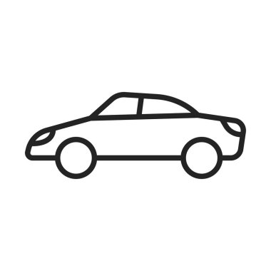 Web simgelerini satır stilinde taşıyın. Tren, Uçak, araba, otobüs, helikopter, bisiklet Vektör illüstrasyon.