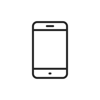 Satır stilinde Sosyal Medya simgeleri. İletişim, dijital, sosyal ağlar, teknoloji, web sitesi. Vektör çizimi.