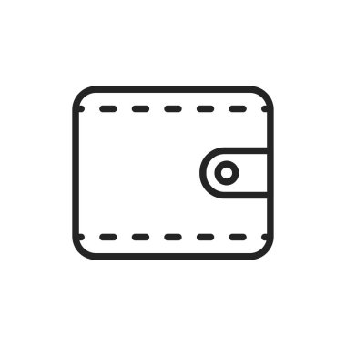 Para ve Finans web simgeleri satır tarzında. Para, dolar, ödeme, banka, nakit para. Vektör çizimi.