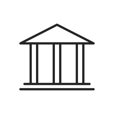 Para ve Finans web simgeleri satır tarzında. Para, dolar, ödeme, banka, nakit para. Vektör çizimi.