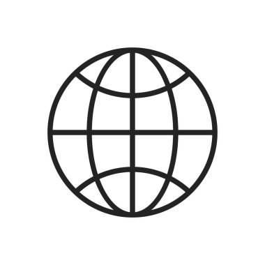 Satır stilinde Ekoloji web simgeleri. Elektrikli Araba, Organik, çevresel enerji. Vektör çizimi.