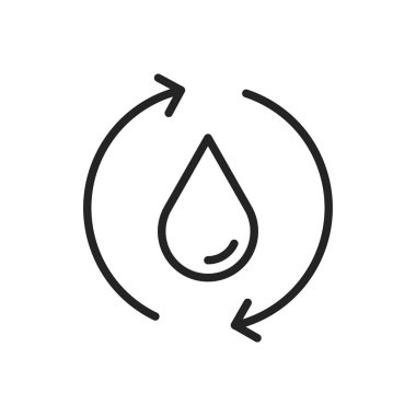 Satır stilinde Ekoloji web simgeleri. Elektrikli Araba, Organik, çevresel enerji. Vektör çizimi.