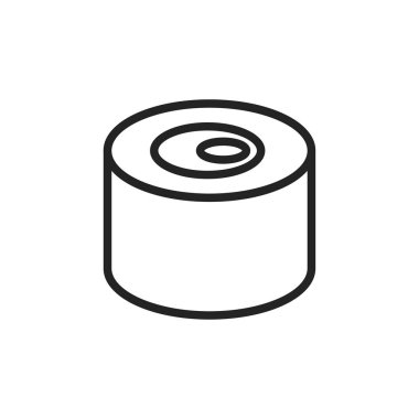 Sıra tarzında Yiyecek ve İçecek web simgeleri. Coffe, su, yemek, restoran, fastfood. Vektör çizimi.