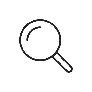 Web simgelerini satır stilinde arayın. Seo analitiği, Dijital pazarlama veri analizi, Çalışan Yönetimi. Vektör çizimi.