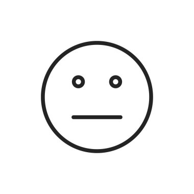 Satır stilinde geri bildirim ve gözden geçirme simgeleri. Yıldız Derecelendirmesi, Duygu sembolleri. Vektör çizimi.