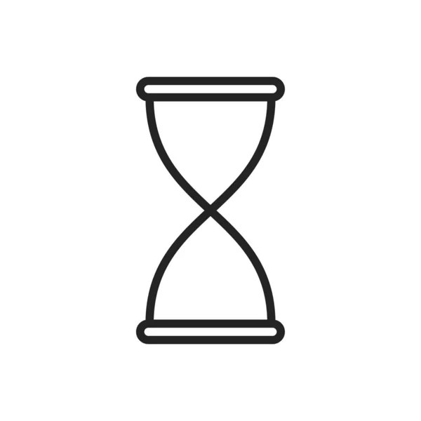 Icônes web de temps et d'horloge dans le style de ligne. Minuterie, vitesse, alarme, calendrier. Illustration vectorielle . — Image vectorielle