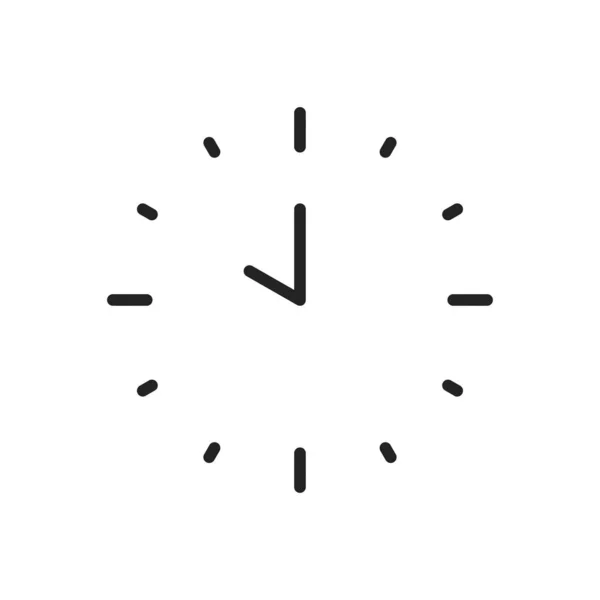 Iconos web de hora y reloj en estilo de línea. Temporizador, Velocidad, Alarma, Calendario. Ilustración vectorial . — Archivo Imágenes Vectoriales