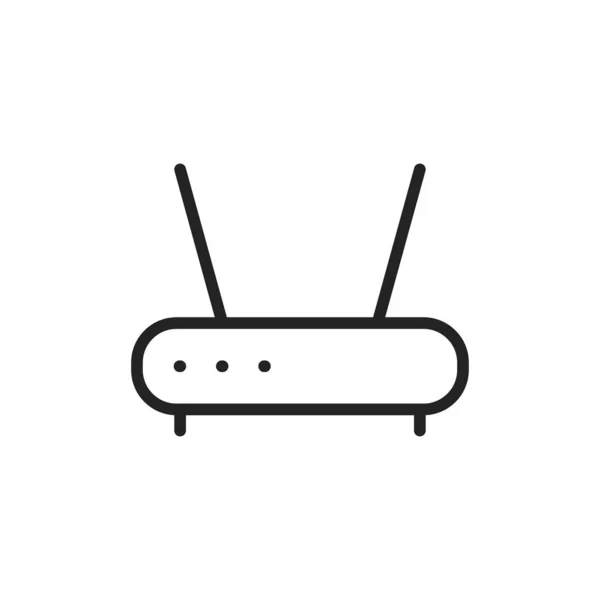 Icone web per dispositivi e tecnologie in stile line. Monitor per computer, smartphone, tablet e laptop. Illustrazione vettoriale . — Vettoriale Stock