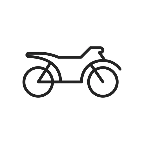 Transport web icons in lijnstijl. Trein, vliegtuig, auto, bus, helikopter, fiets vector illustratie. — Stockvector