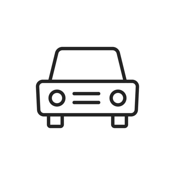 Reis iconen in lijnstijl. Vervoer, Bagage, voedsel, navigatie, vakantie vector illustratie. — Stockvector