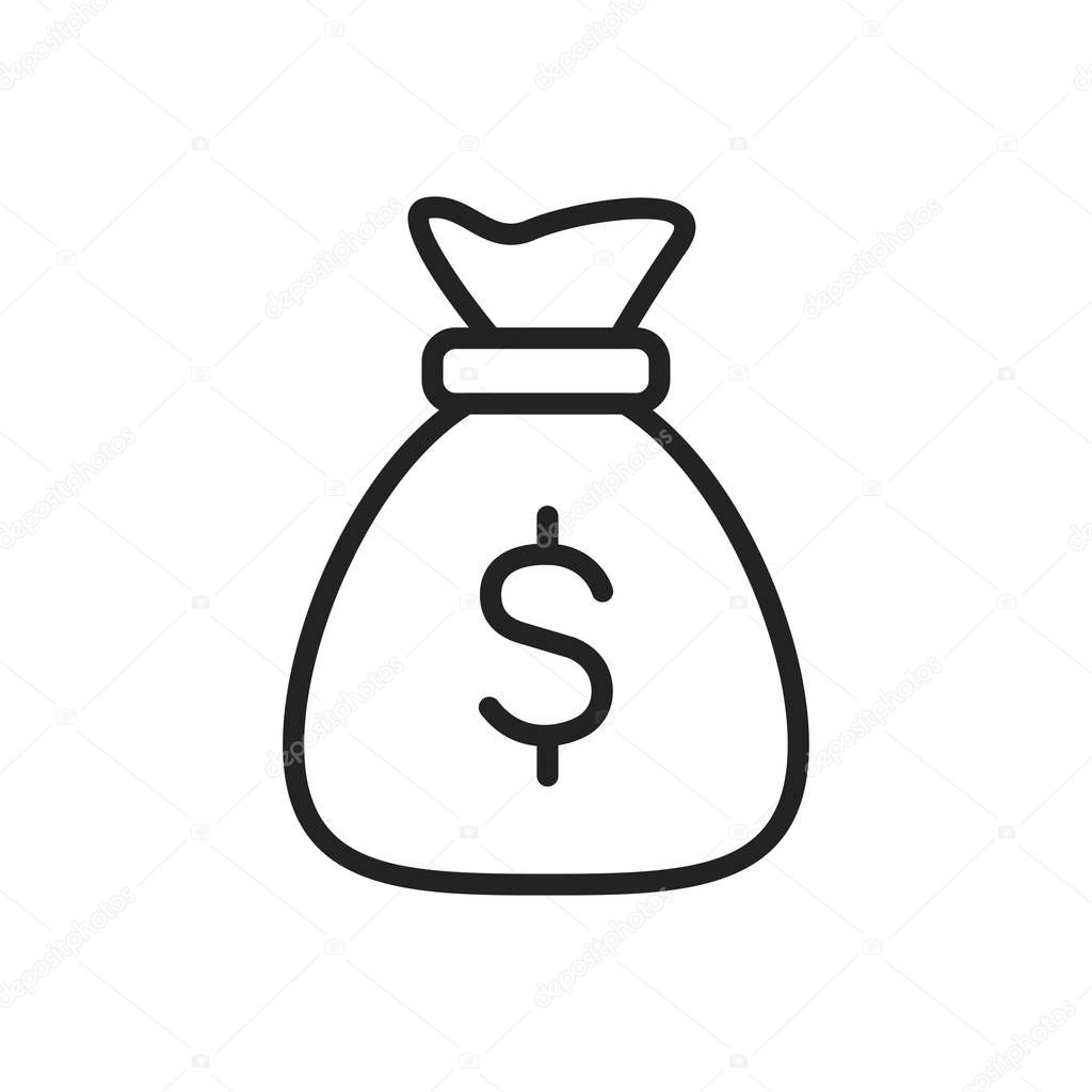 Business and Finance web icons in line style. Money, dollar, infographic, banking. Vector illustration