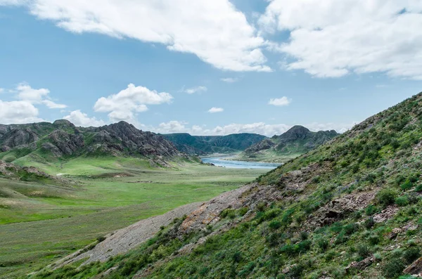 Beautiful Mountains River Ili Kazakhstan — Stock Photo, Image