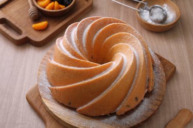 Masada lezzetli bir pasta var.