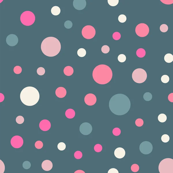 Barevné puntíky vzor bezešvé na světlé 8 pozadí ohromující klasické barevné puntíky — Stockový vektor