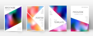 El ilanı düzeni üçgen tertemiz şablonu için broşür yıllık raporu Dergisi Poster kurumsal