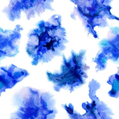 Derin mor desen suluboya soyut Dikişsiz desen arka plan ile dağınık derin su sıçramalarına