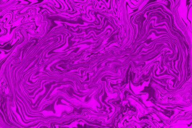 Geleneksel olarak gerçekleştirilen mor mürekkep dijital kağıt 1517 ile Suminagashi mermer doku el boyalı