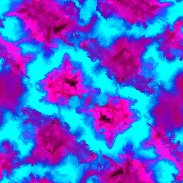 Mavi su sıçramalarına desen suluboya soyut Dikişsiz desen arka plan ile dağınık ışık ışık