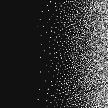 Glitter dağılım şu degrade gümüş sim siyah arka planda beyaz atlı vektör ile gümüş