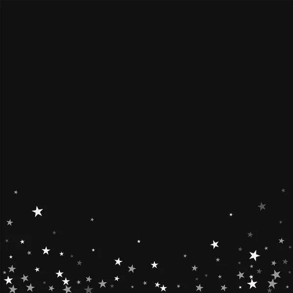 Абстрактное дно со случайными падающими звездами на черном фоне — стоковый вектор