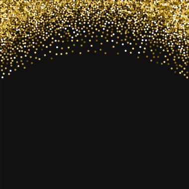 Yuvarlak yuvarlak altın sim siyah altın glitter soyut üst sınırında cazip arka plan