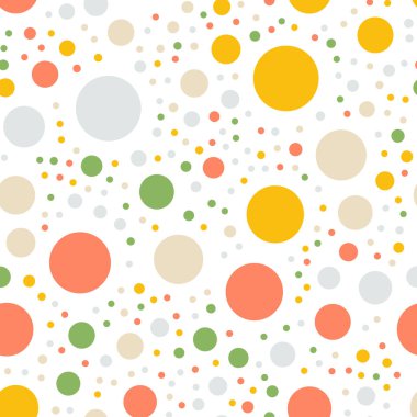 Renkli lekeli Dikişsiz desen beyaz 5 üzerinde arka plan etkileyici klasik renkli lekeli