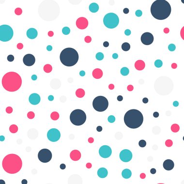 Renkli lekeli Dikişsiz desen beyaz 19 üzerinde arka plan zarif klasik renkli lekeli