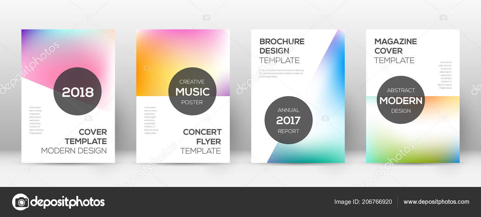 Flyer Layout Modern Quaint Template For Brochure Annual Report Magazine Poster Corporate Stock Vector C Doozydo