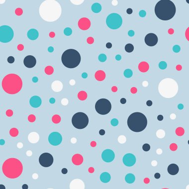 Renkli lekeli seamless modeli parlak 19 arka plan etkileyici klasik renkli lekeli