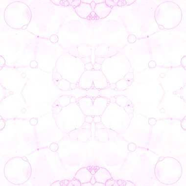 Pembe seamless modeli. İnanılmaz hassas sabun köpüğü. Dantel el Tekstil süsleme çekilmiş. Kaleydoskop