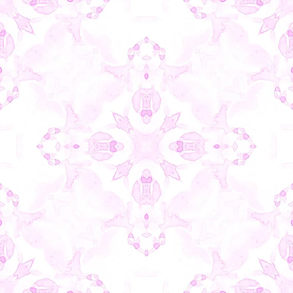 분홍색 완벽 한 패턴입니다. 섬세 한 비누 거품을 호소. 레이스 손으로 그려 섬유 장식. Kaleidosco — 스톡 사진